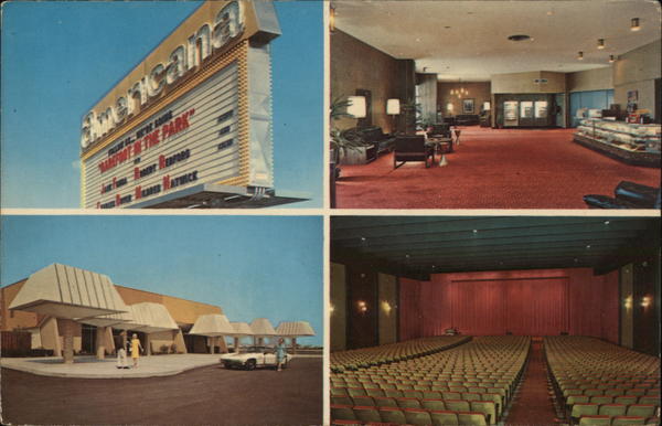 Americana Theatre - Old Postcard (newer photo)